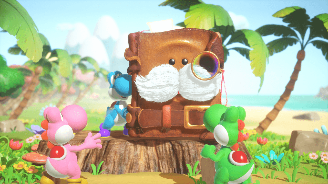 Yoshi and Mr. E reading the mysterious book